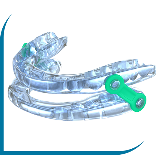 Clear oral appliance tray